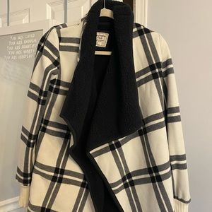 Plaid Abercrombie Blanket Cardigan
